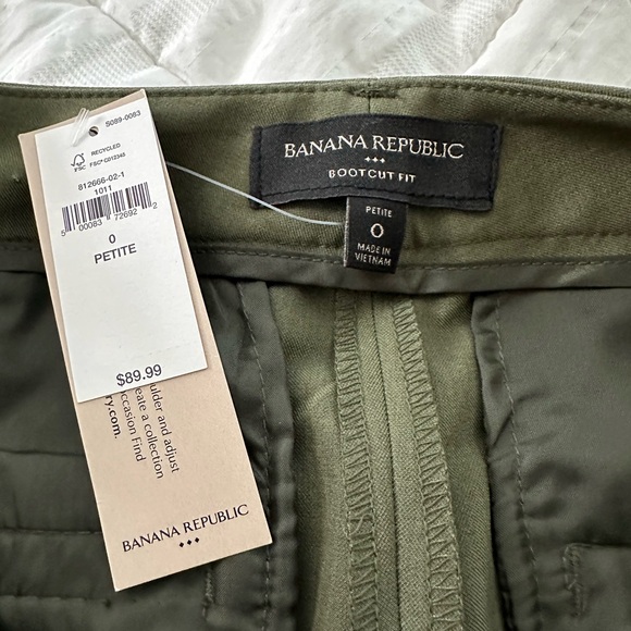 NWT Banana Republic Women’s Size 0 Bootcut Pants - Picture 4 of 4